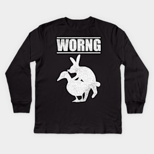 Worng RABBIT Kids Long Sleeve T-Shirt